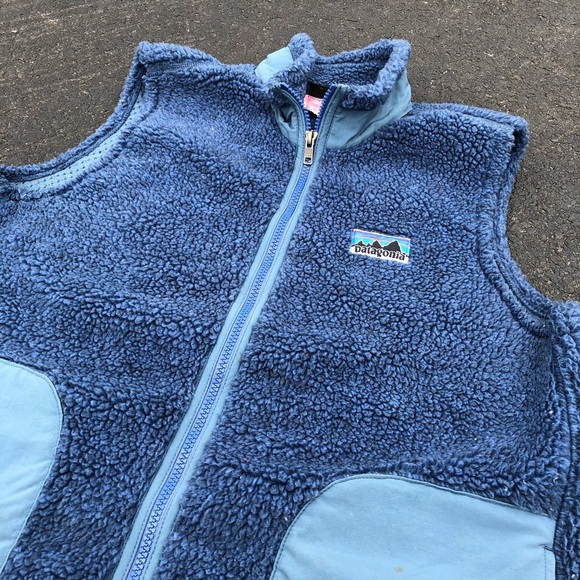 Retro 70's Style Patagonia Womens Deep Pile Vest M - Picture 2 of 4